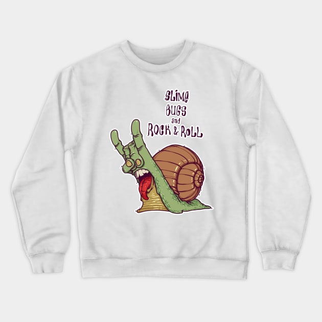 ROCK SNAIL Crewneck Sweatshirt by remfreak